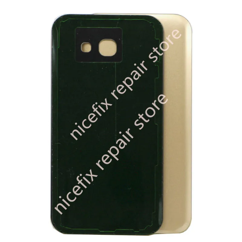 Задняя крышка батарейного отсека для SAMSUNG A5 2017 LCD A520 A520F стеклянная корпуса Крышка