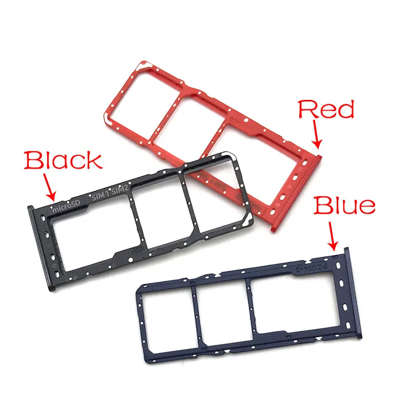 2 шт./партия, для samsung A10 SM-A105F A20 SM-A205F один двойной слот для sim-карты лоток для карт SD Держатель адаптер