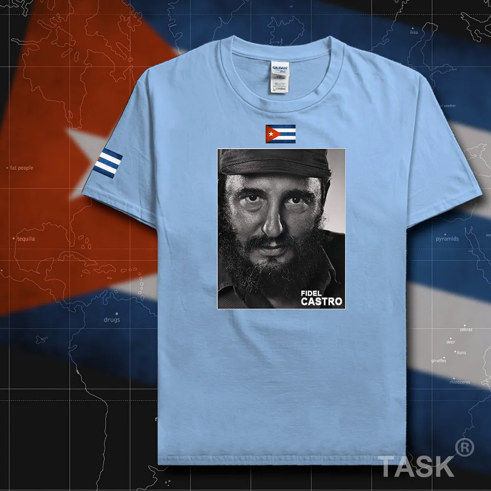 Мужская футболка Fidel casto из 100% хлопка с надписью memorial Cuba leader Che Че Гевара