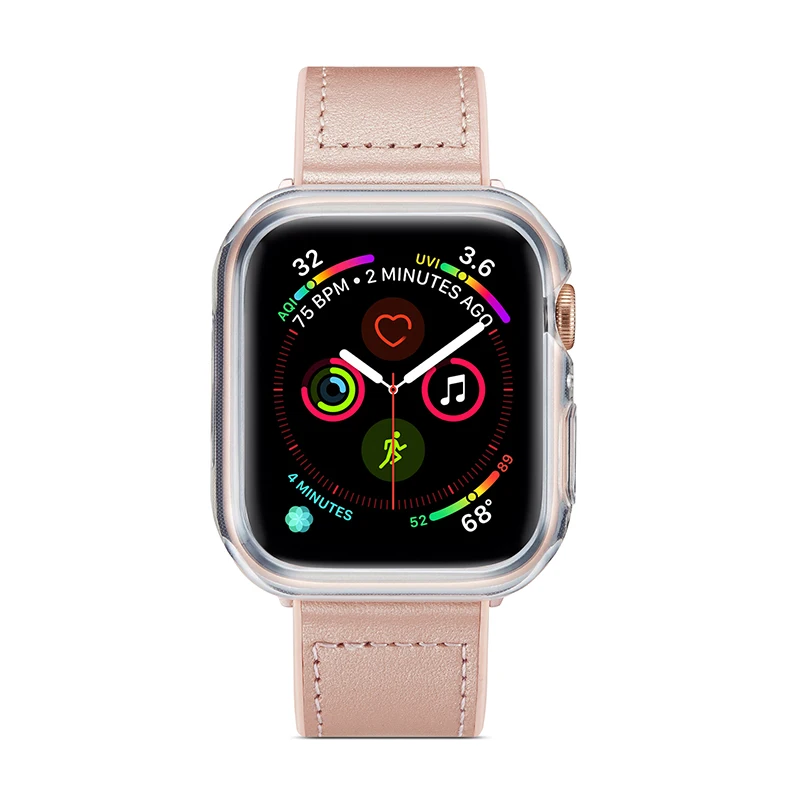 Силиконовый мягкий чехол из ТПУ для Apple Series 4 40 мм 44 аксессуары Защитные чехлы