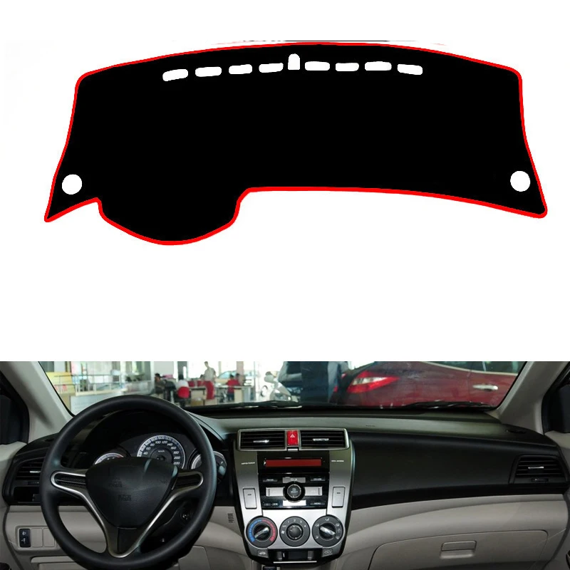 Для Honda city 2008-2014 аксессуары для интерьера авто приборная панель Крышка приборной