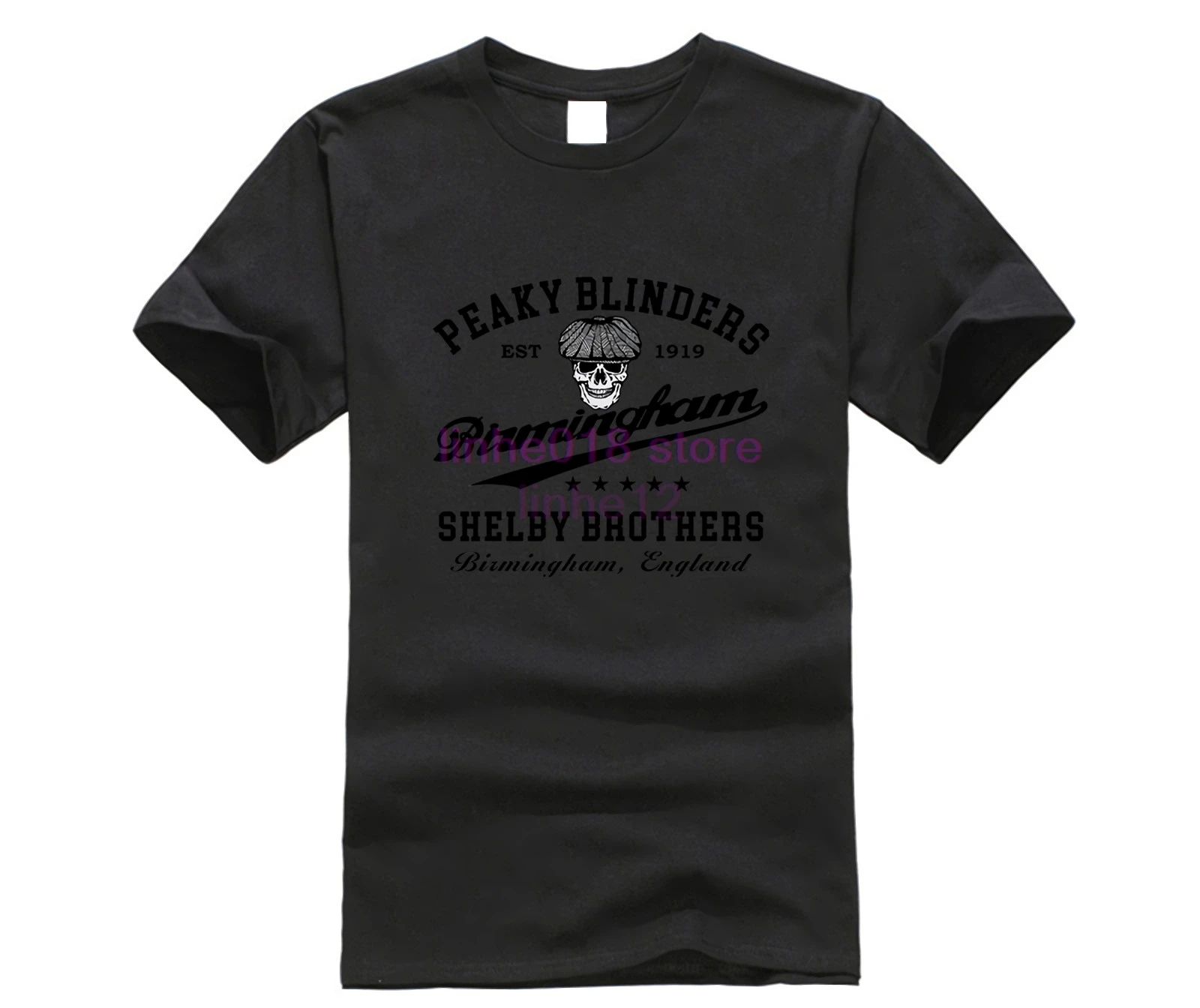 Retro Tee Peaky Blinders Clothing Male Plus Size Camiseta T Shirt Basic Movie T-shirt Dropshipping Tshirt Apparel | Мужская одежда