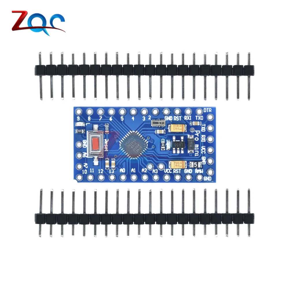 1 комплект Atmega328 Pro Mini 5 в 16 МГц плата модуль для Arduino Nano 328 микро-контроллер с 3