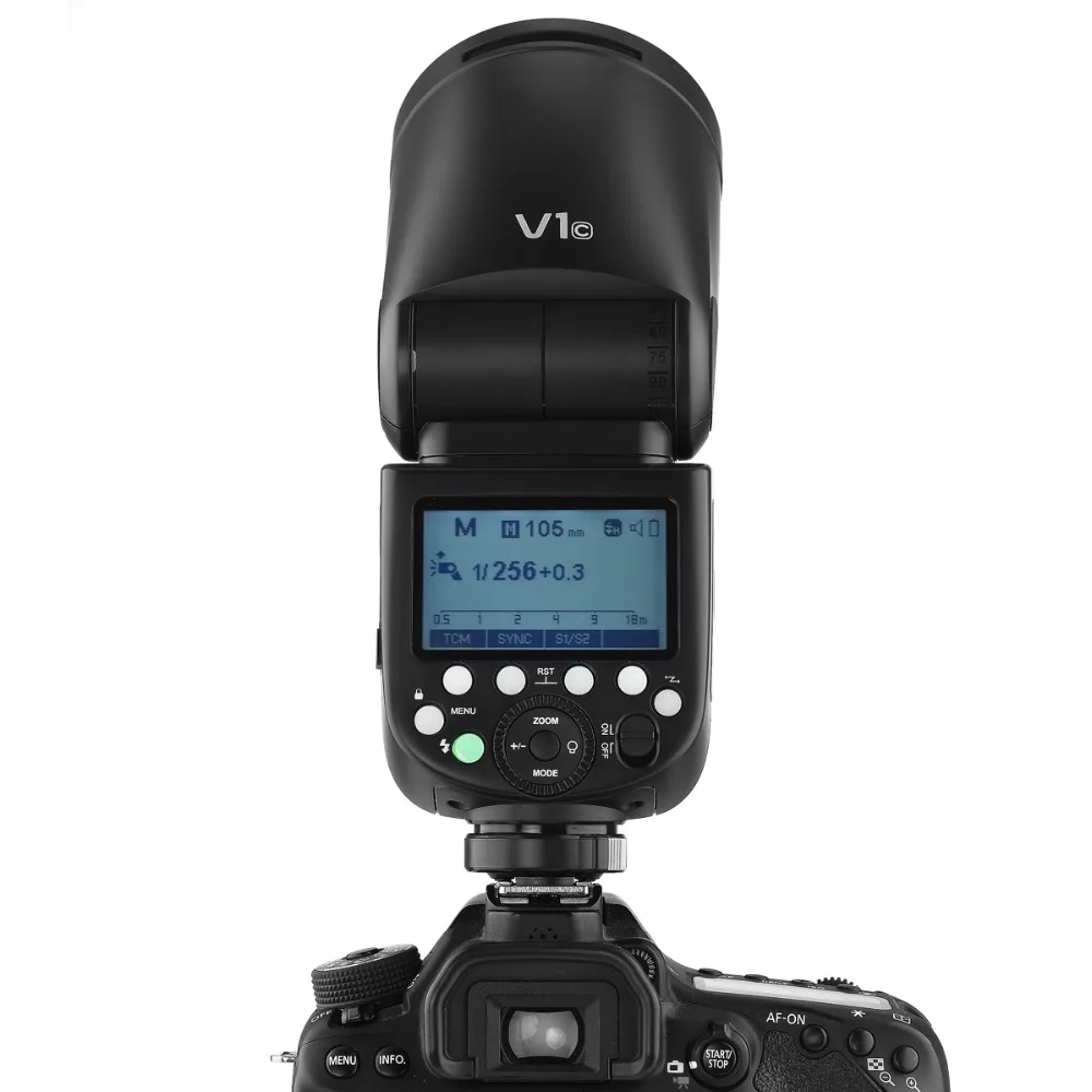 Вспышка Godox V1 V1C V1N V1S V1F V1O TTL 1/8000s HSS Speedlite + фотовспышка с диффузором для Canon Nikon Sony Fuji
