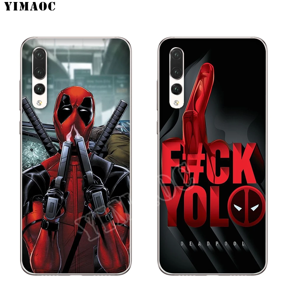 YIMAOC Deadpool Soft TPU Silicone Cover for Huawei Mate 20 Pro Lite Nova3 3i Case Honor 10 8X Cases |
