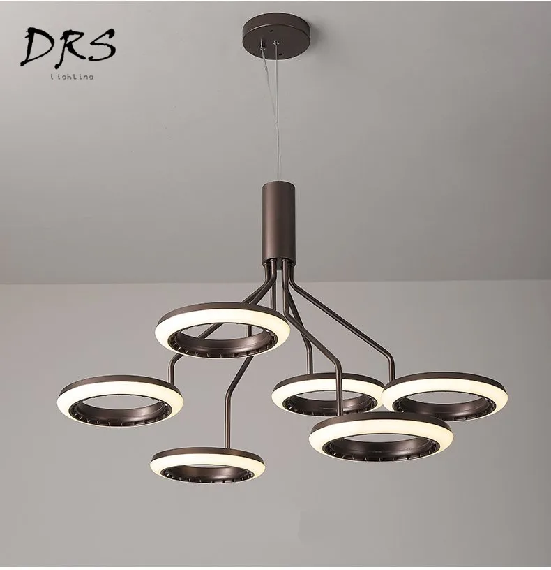 Современные светодиодные простые потолочные люстры для столовой семейная