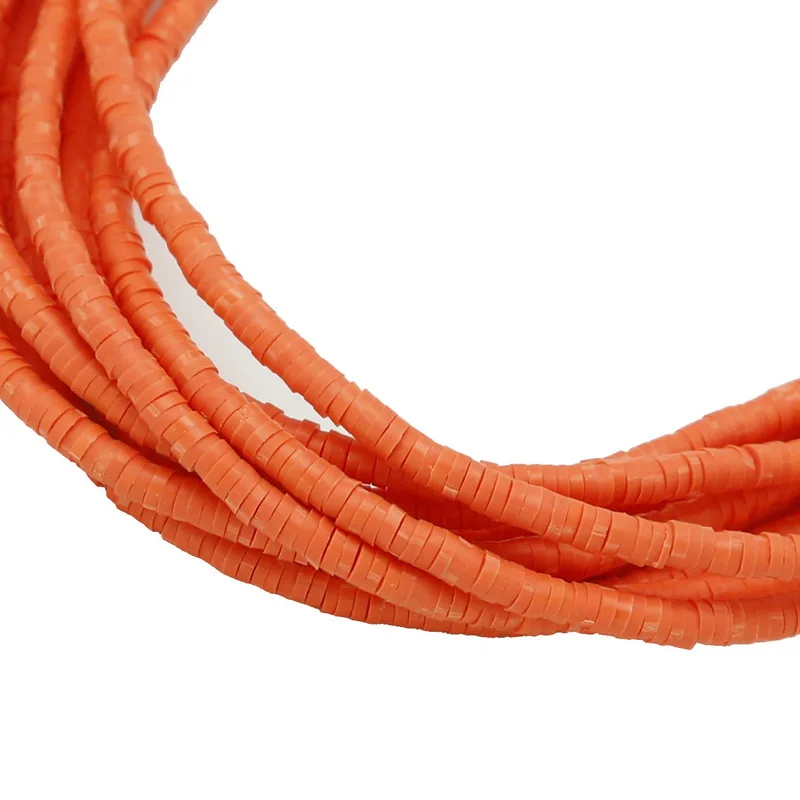 400 шт./лот цветные полимерные глиняные дисковые бусины-разделители для рукоделия