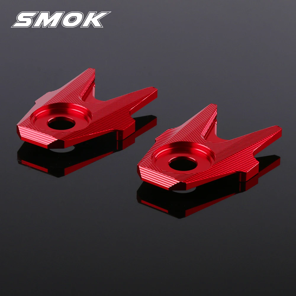 

SMOK Motorcycle Accessories CNC Aluminum Alloy Chain Adjuster Positioning Indicator Decorative Cover For Kawasaki Ninja 300 Z300