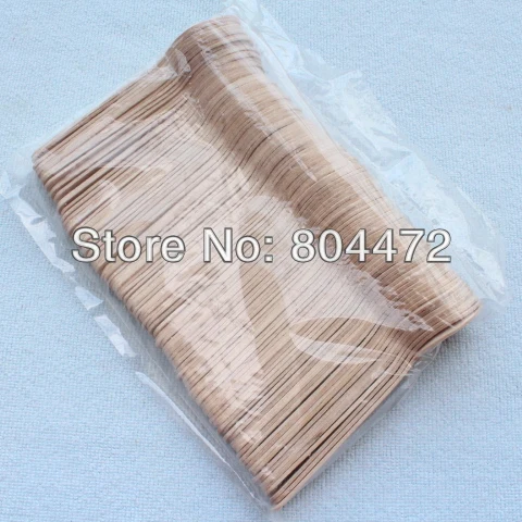 

Wholesale Disposable Wooden Baby Ice Cream Spoon Heavy Weight 100 / Pack 10cm Flatware Cutlery Camping