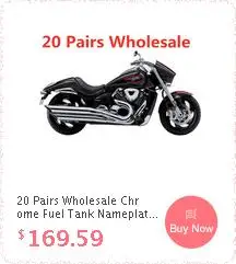 Motorcycle Chromed Fuel Tank Sticker Nameplate Decorative Medallion Decal For Suzuki Intruder