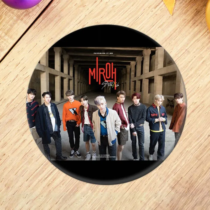Новая модная детская круглая брошь в стиле K POP для сумок шляп одежды нагрудная Bang