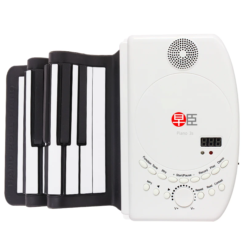 гибкая клавиатура электронное цифровое пианино синтезатор 88 клавиш миди