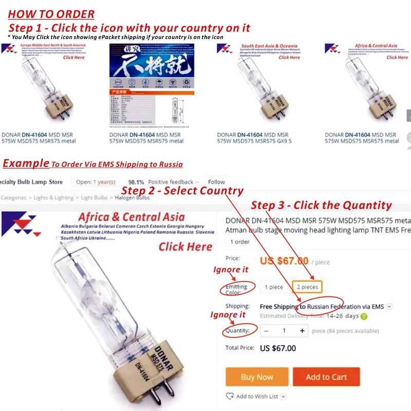 Кварцевый галогенный светильник увеличитель с лампой 36 В 400 Вт EVD 64663 hlx 7787 xhp 64663hlx