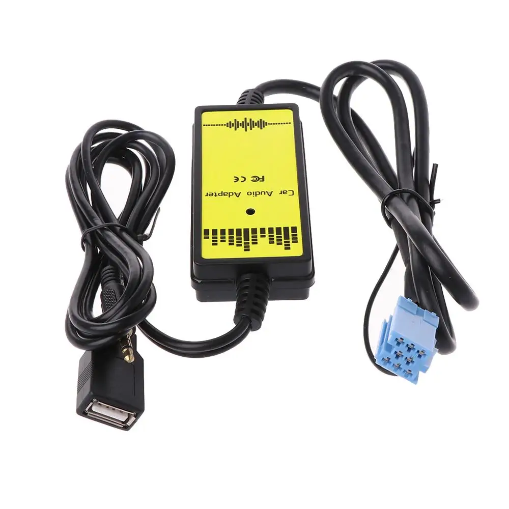 Автомобильный адаптер CD mp3 плеер аудиоплеер USB разъем Aux in радиоинтерфейс 12