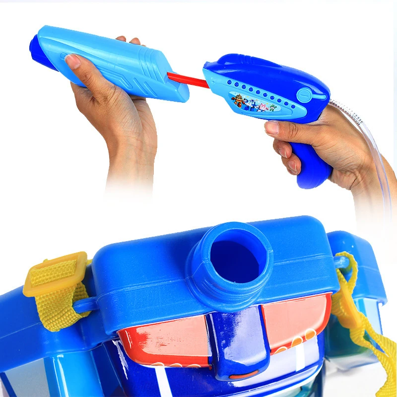 Большой водяной пистолет детские игрушки супер Soaker обжиг Роботизированный поли водный пистолет рюкзак для активного отдыха спортивная игра стрельба игрушки для детей