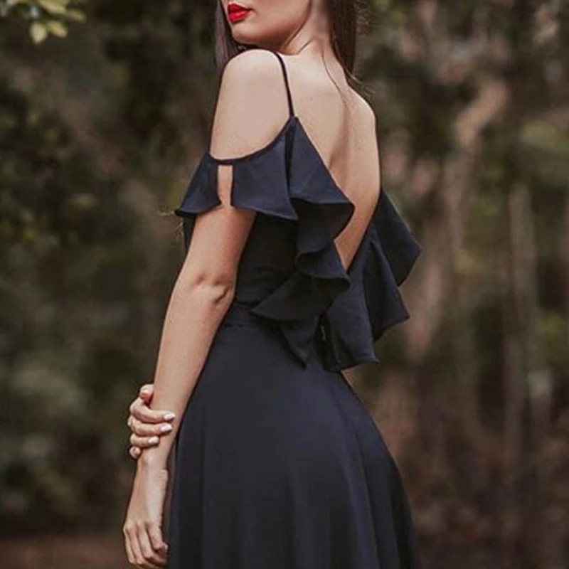 Женское платье на выпускной летнее однотонное Формальное модное вечернее