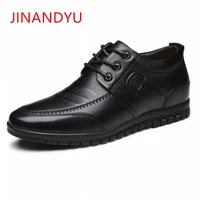 man shoes genuine leather height increasing elevated shoes with hidden heels man taller 6cm invisibly new fashion casual oxfords