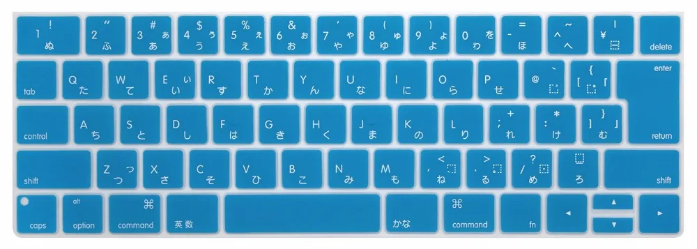 Японская Силиконовая накладка для клавиатуры кожи нового Macbook Pro Retina 13 &quot15&quot A1706