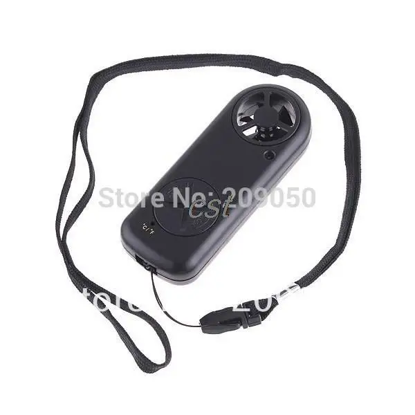 Высокое качество 2in1 цифровой скорость ветра измерьте метр колеи анемометр