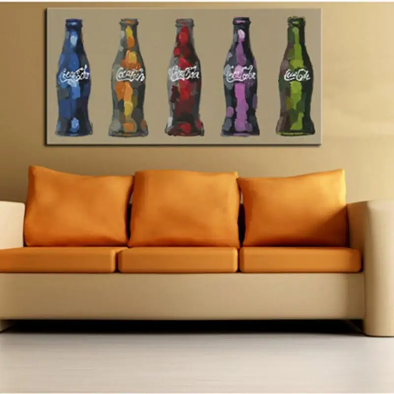 Картина маслом 5 цветов настенная живопись для украшения дома современная