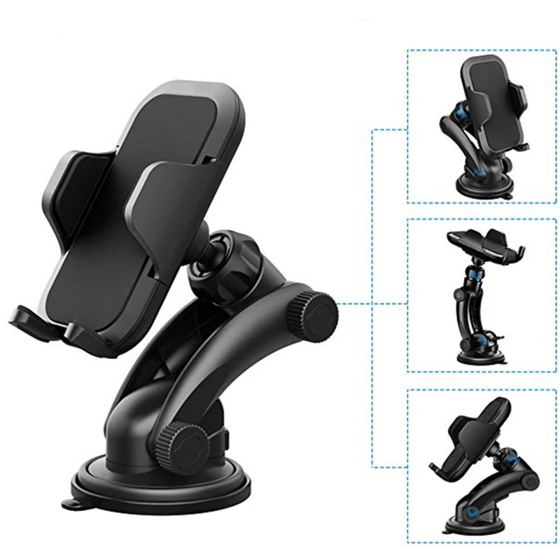 

Car Phone Holder Flexible 360 Degree Adjustable Car Mount Mobile Phone Stand Support Smartphone