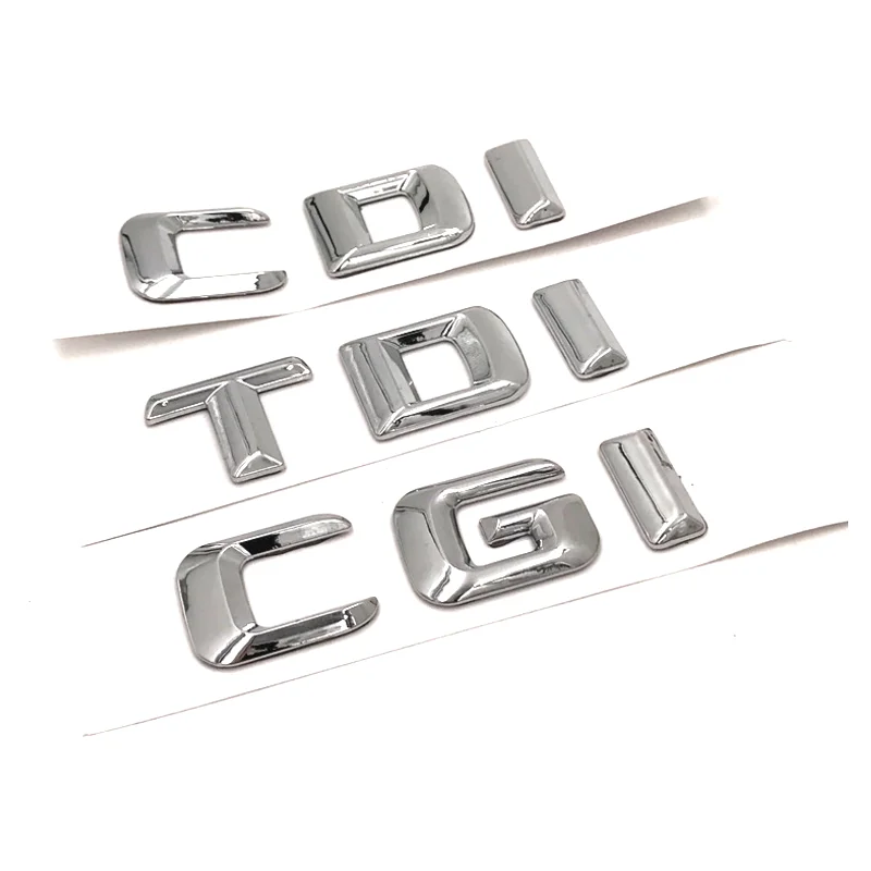 Автомобильная наклейка из АБС пластика CDI CGI TDI эмблема|Наклейки на автомобиль| |