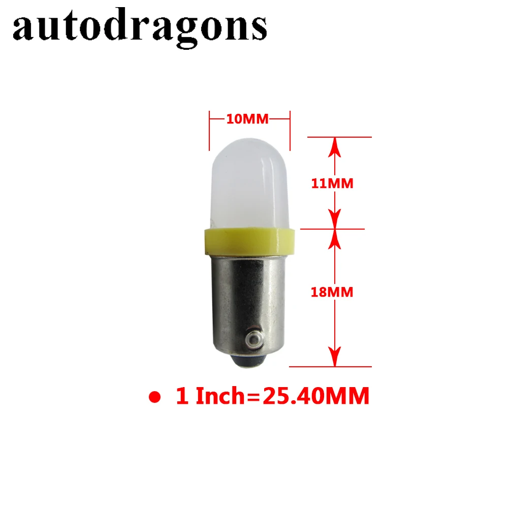 Autodragons 500 шт. без мерцания пинбол 6 3 в LED светодиодные лампы Мороз замена #44 #47 ba9s