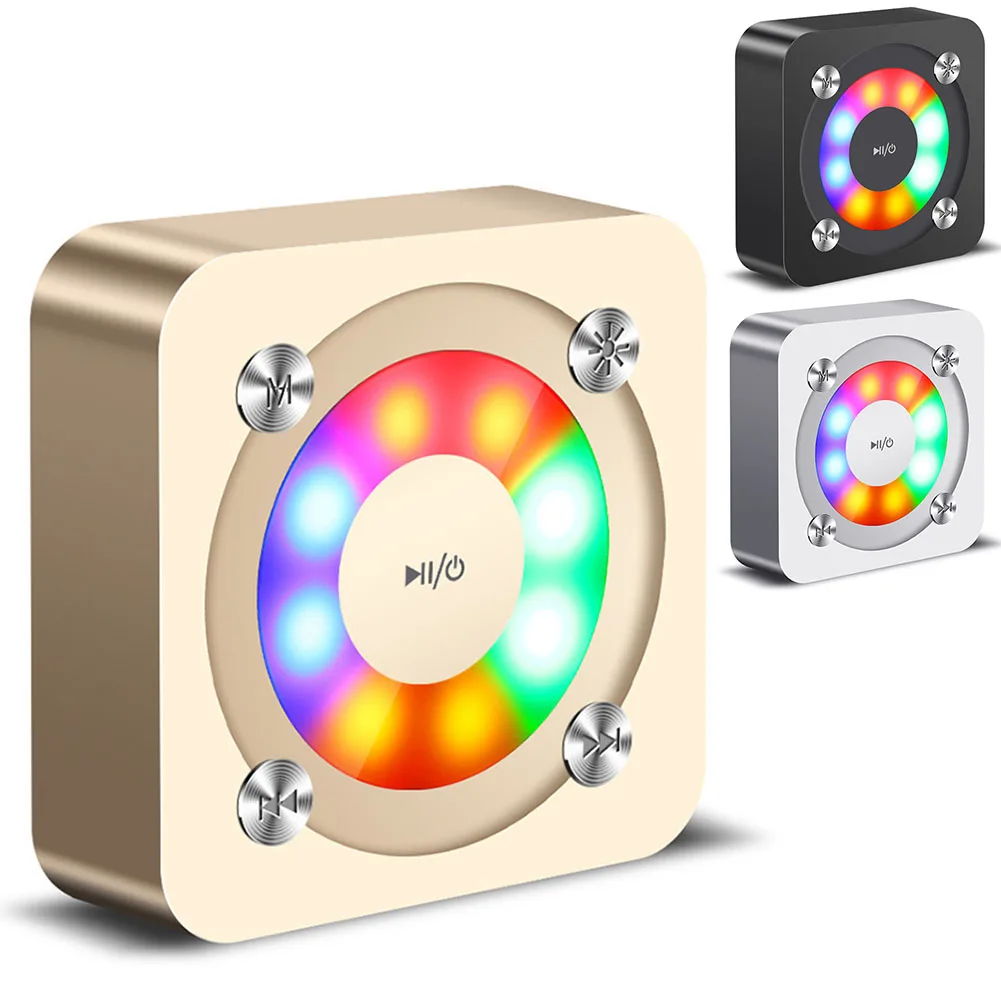 Bluetooth путешествия свет телефон мигает колонки мини портативный красочные