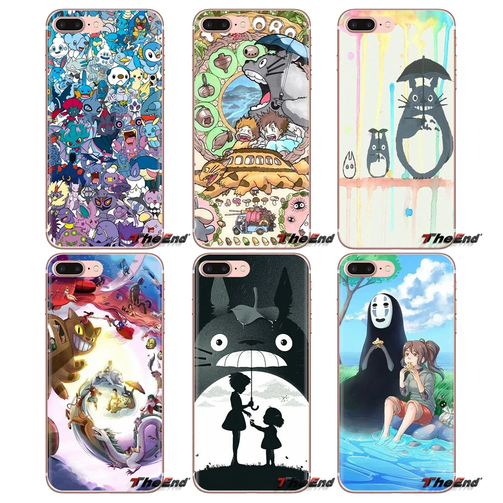 Милые мягкие прозрачные чехлы kawaii ghibli для Xiaomi Redmi 4A S2 Note 3 3S 4 4X 5 Plus 6 7 6A Pro Pocophone F1 |