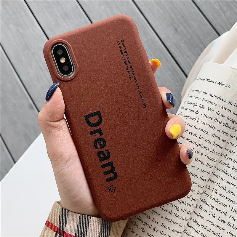 COOLY Brown Frosted Case For Xiaomi Redmi 4A 4X 5A 6A 5 Plus 6 Pro Back Cover on Note 4 7 Ultra Slim TPU Silicone Coque |