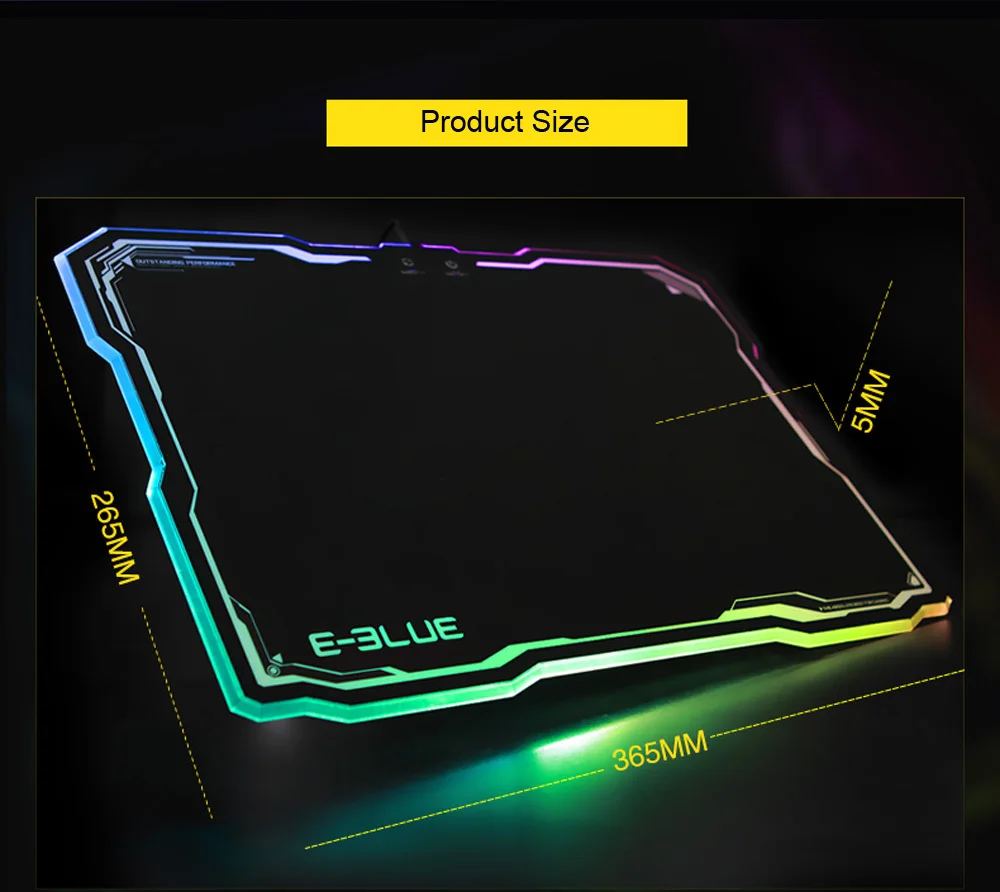 Коврик для мыши E 3LUE EMP013 с подсветкой RGB|mouse pad|mouse mouse padlight pad |