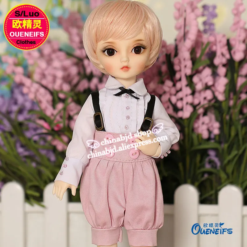 BJD SD Кукла Одежда 1/6 девочка Мальчик белая рубашка брюки для девочки или мальчика тело YF6-108 куклы аксессуары