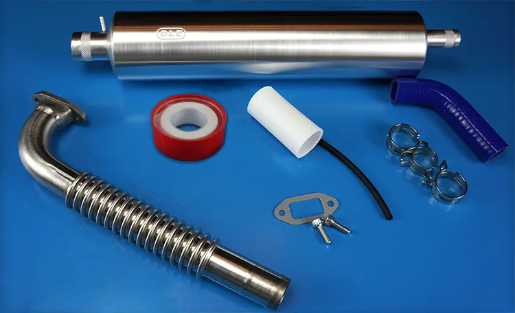 Оригинальный Новый DLE 111CC канистра комплекты глушителей для двигателя DLE111 (1