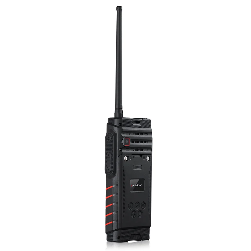 Ioutdoor T2 Прочный мобильный телефон IP68 Walkie-talkie Интерком 4500mAh Power Bank Сильный фонарик 2.4 "GSM Водонепроницаемая ячейка.
