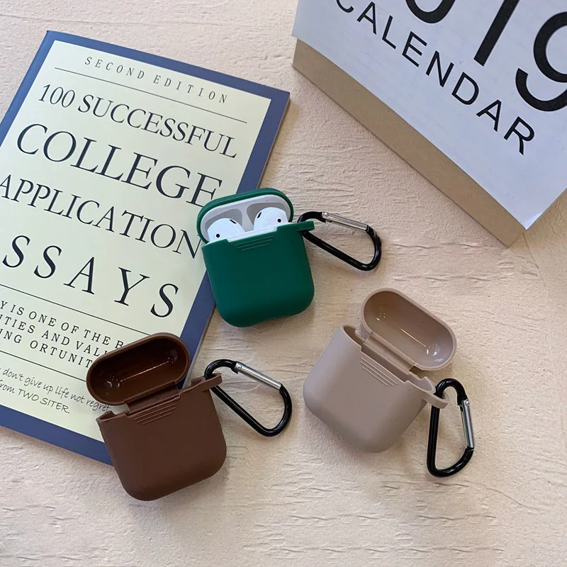 Яркий Цветной ТПУ силиконовый Bluetooth беспроводной чехол для наушников Защитный