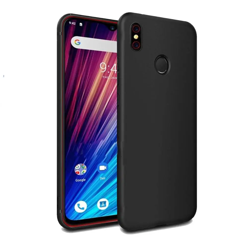 Black UMI F1 Case ТПУ защитный чехол для телефона Umidigi f1 play чехол Shockproo Силиконовая задняя крышка f 1 play Модный стильный защитный чехол Umi f1 - Цвет: Black UMI F1 Case