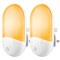 led night light plug in night light for kids automatic onoff dusk to dawn wall lights for bedroom corridor aisle2pack