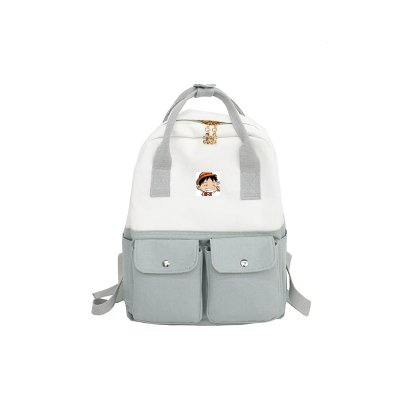 Мультфильм Сейлор Мун девушки рюкзак Mochila Feminina Милый Пикачу одна деталь Луффи сумка на плечо школьный ранец