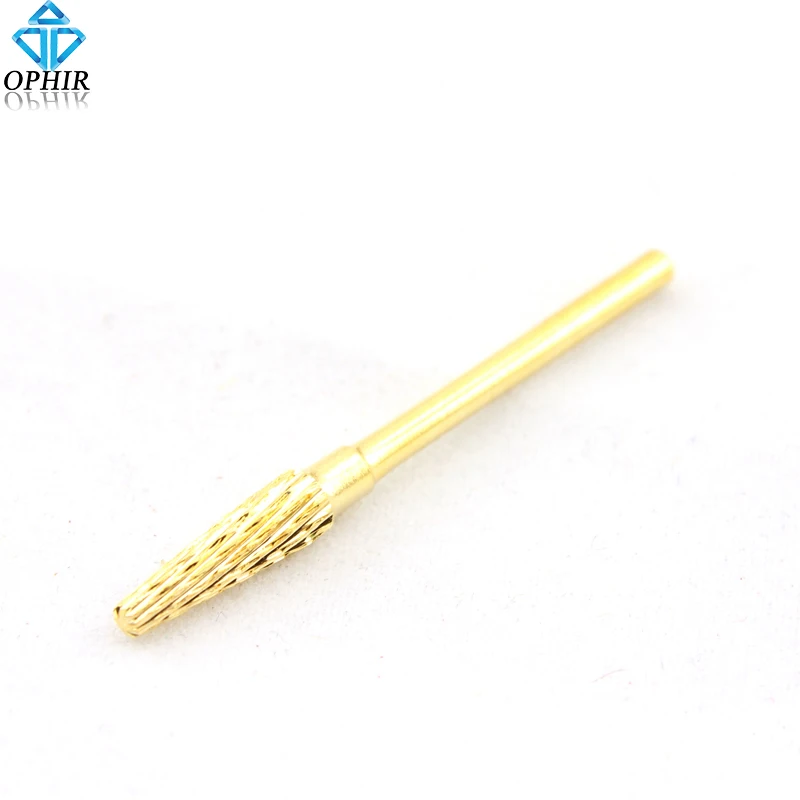 

OPHIR 1x Nail Drill Bit Nail Drill Accessories Pro Carbide Bit Grinding Polishing Head Nail Art #KD164-10