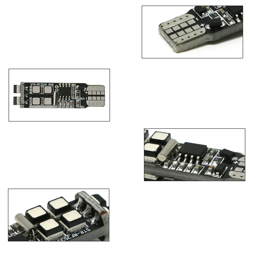 2xT10 3535 10smd силиконовая 10SMD пульт дистанционного управления RGB светильник лампа для