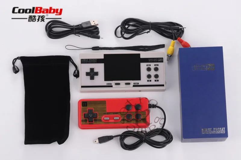 white add gamepad Семейная Карманная игровая консоль ретро портативный мини портативный игровой плеер встроенный 348 классические игры 3,0 дюймов цветной ЖК-дисплей для NES G - Цвет: white add gamepad