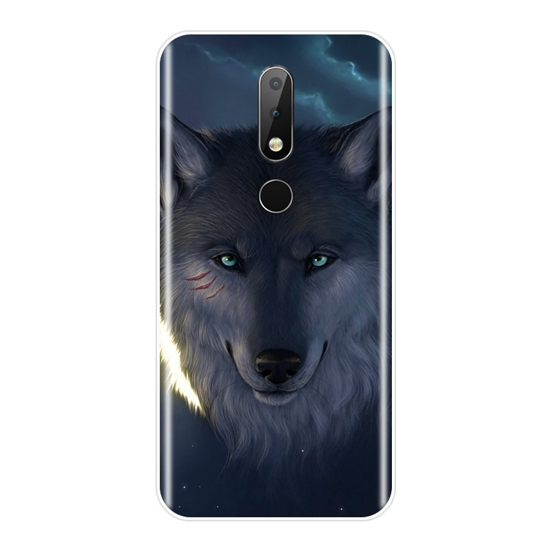 Чехлы для телефонов Nokia 7 1 6 5 3 2 силиконовый чехол крутой волк мягкая задняя крышка