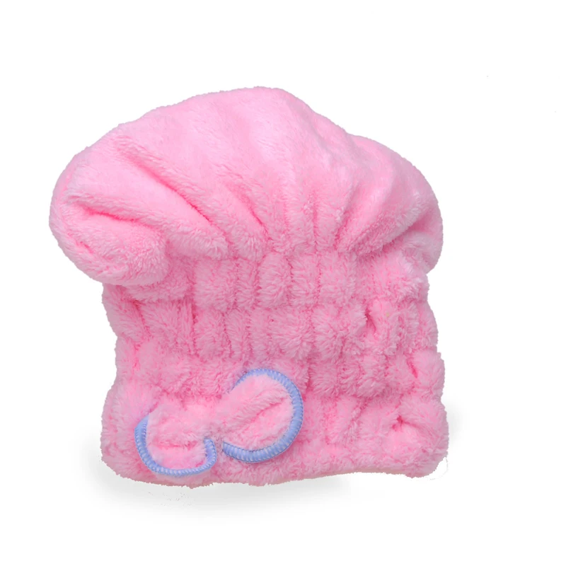 1PC Towels Bathroom Hair Shower Cap Womens Girls Magic Drying Hat felt Salon Quick Dry Bath Microfiber Fabric | Дом и сад