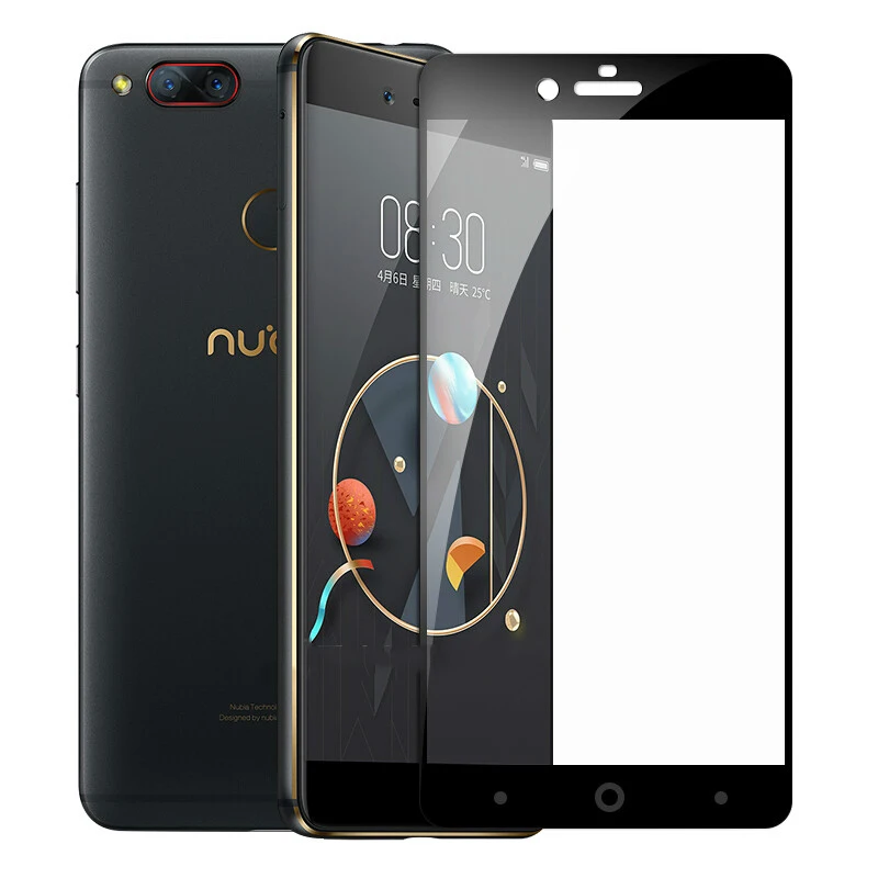 9H закаленное стекло для ZTE Nubia Z11 Z17 Mini M2 Lite A2 Plus Blade V8 полное покрытие защита экрана