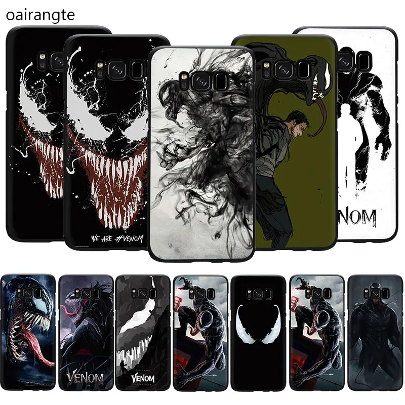 Venom пленка MCU DIY печать рисунок мягкий чехол для телефона samsung Galaxy M10 20 30 S6 7 Edge S8 9 10 Plus Note 10 8 9