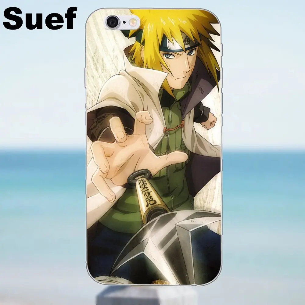 Suef Naruto Th Hokage Namikaze Minato для iPhone 4 4S 5 5S 5C SE 6 6S 7 8 Plus X Galaxy J1 J3 J5 J7 A3 A5 2016 2017 TPU Shell|for iphone|galaxy
