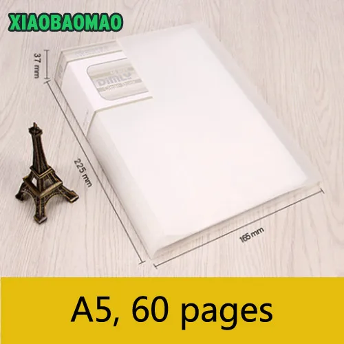 А5, 20 страниц/30 страниц/40 страниц/60 страниц, папка для документов, папка для сортировки файлов, практичные принадлежности для офиса и школы - Цвет: 60 Page