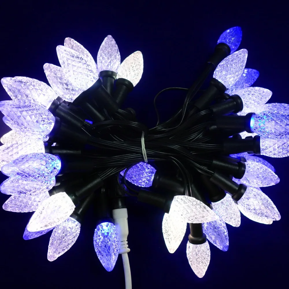 Светодиодная Рождественская Пиксельная гирсветильник RGB C9 WS2811 5 в постоянного