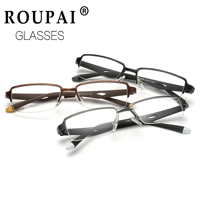 Алюминиевый сплав TR90 очки для близорукости оптические мужские классические