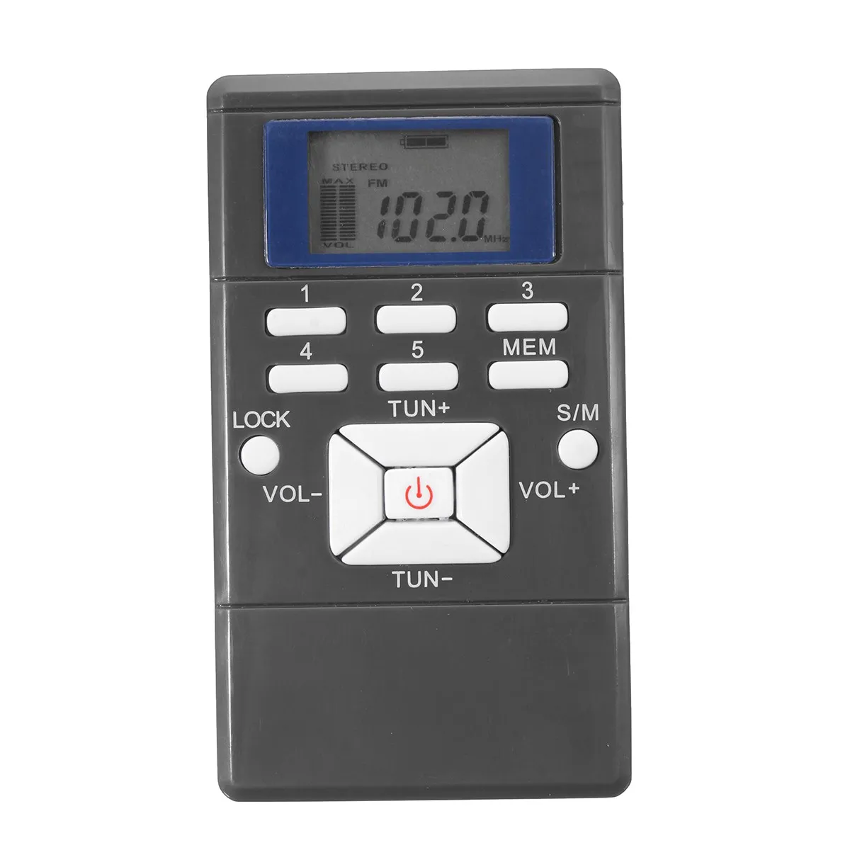 New Portable Mini Frequency Modulation Radio FM Digital LED Signal Processing Receiver With In- Ear Earphone 3.5mm | Электроника